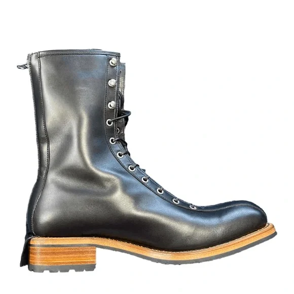 [YOUTHS IN BALACLAVA]

Black Leather Lace-up Boots Merlin Derby Brogue D3O WP Boots - Cycle Gear main image 3